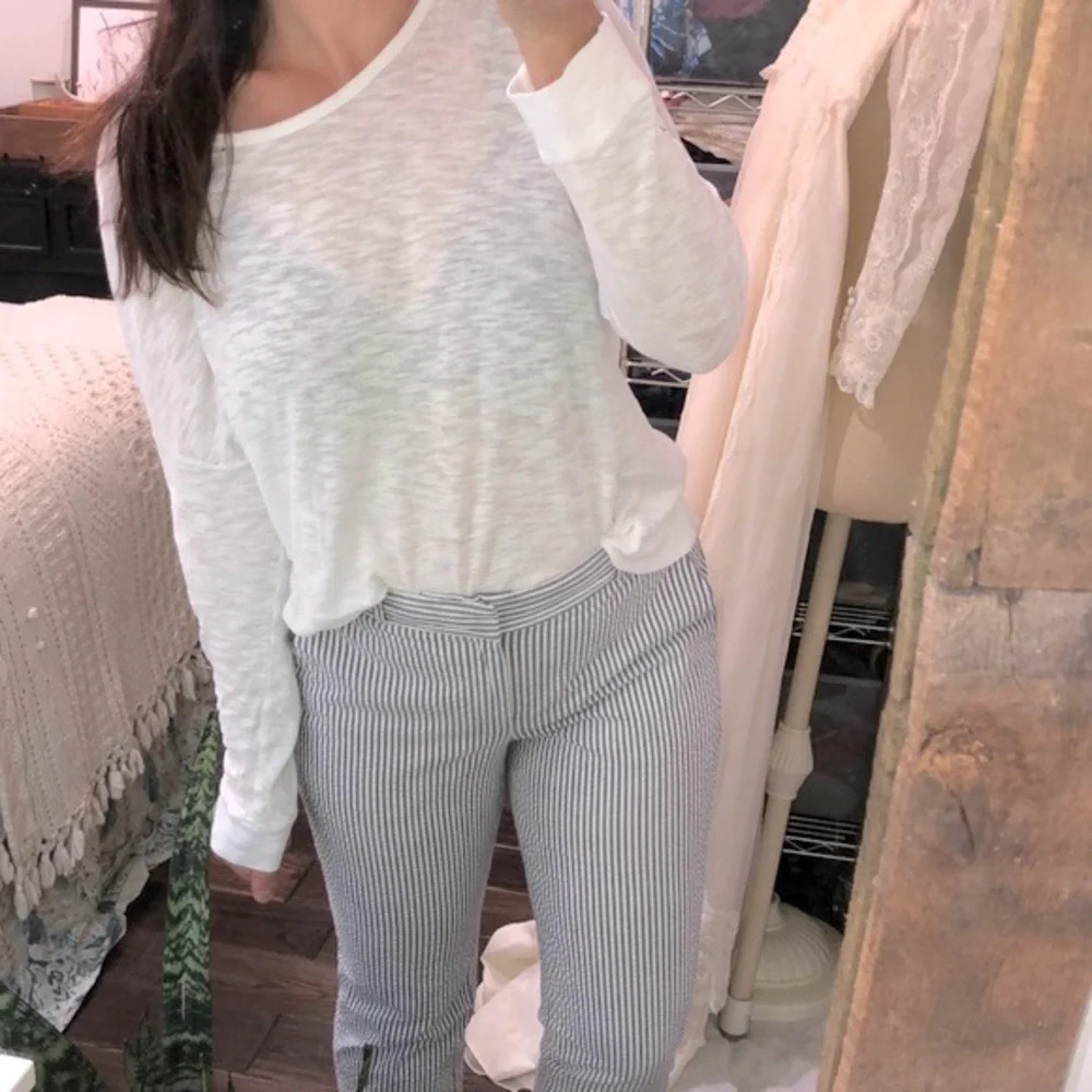 Maison Cinqcent white top size medium cotton fabric